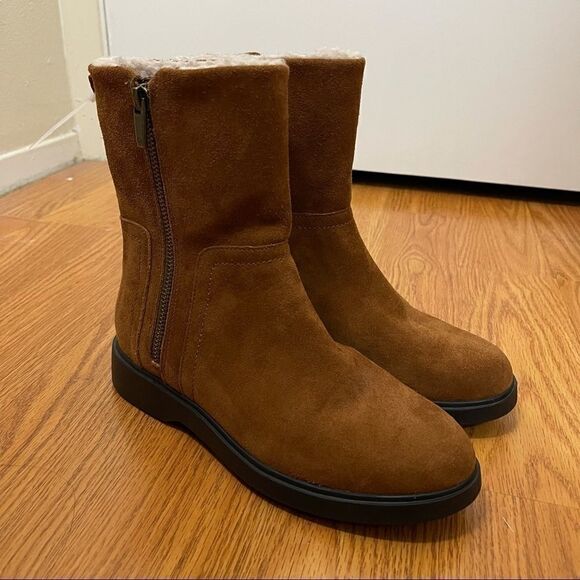 Unstructured By Clarks  Elda Mid Suede Ankle Boot - Picture 2 of 11